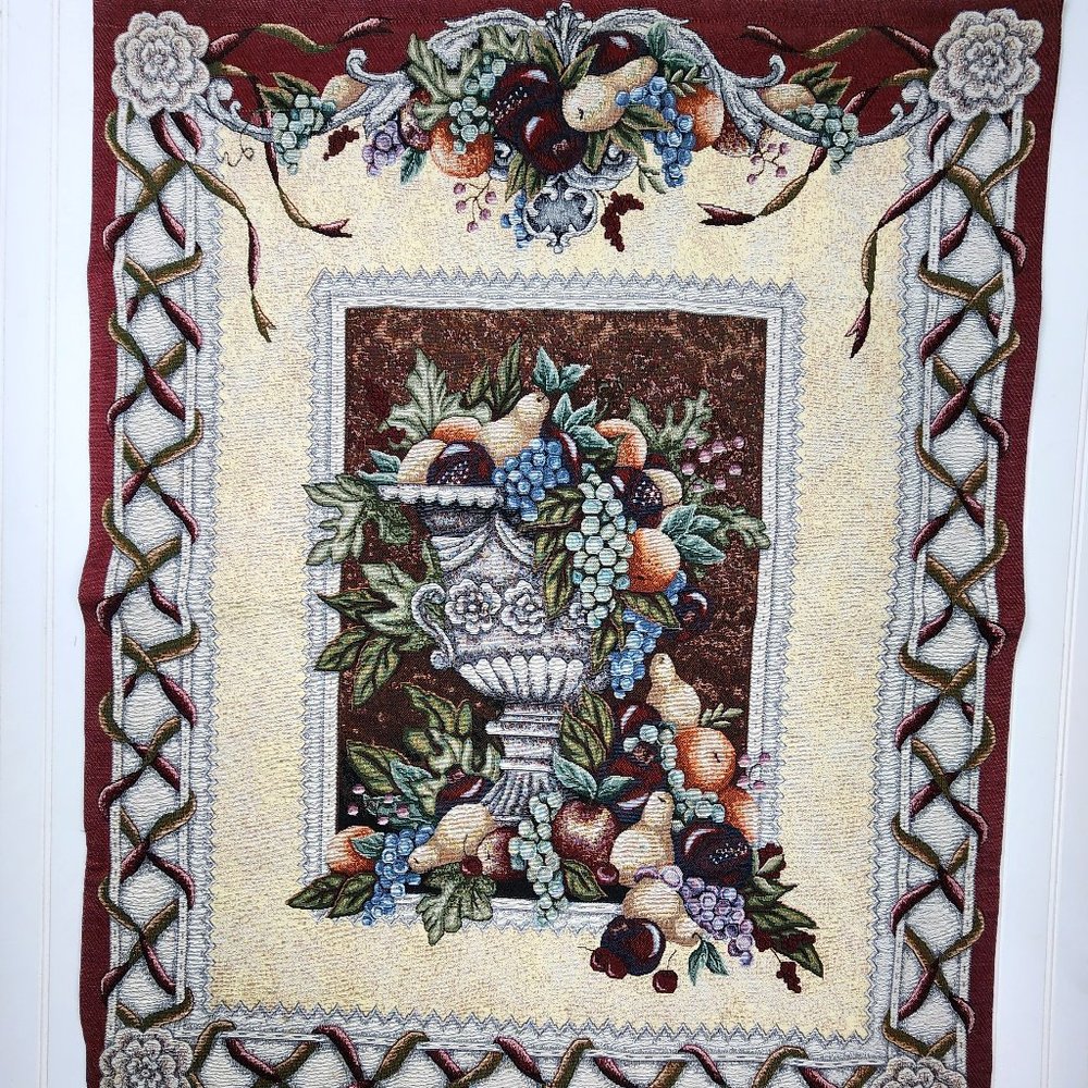 Vintage Jubilee Wall Hanging Tapestry Home Decor 35x42 in Made in USA